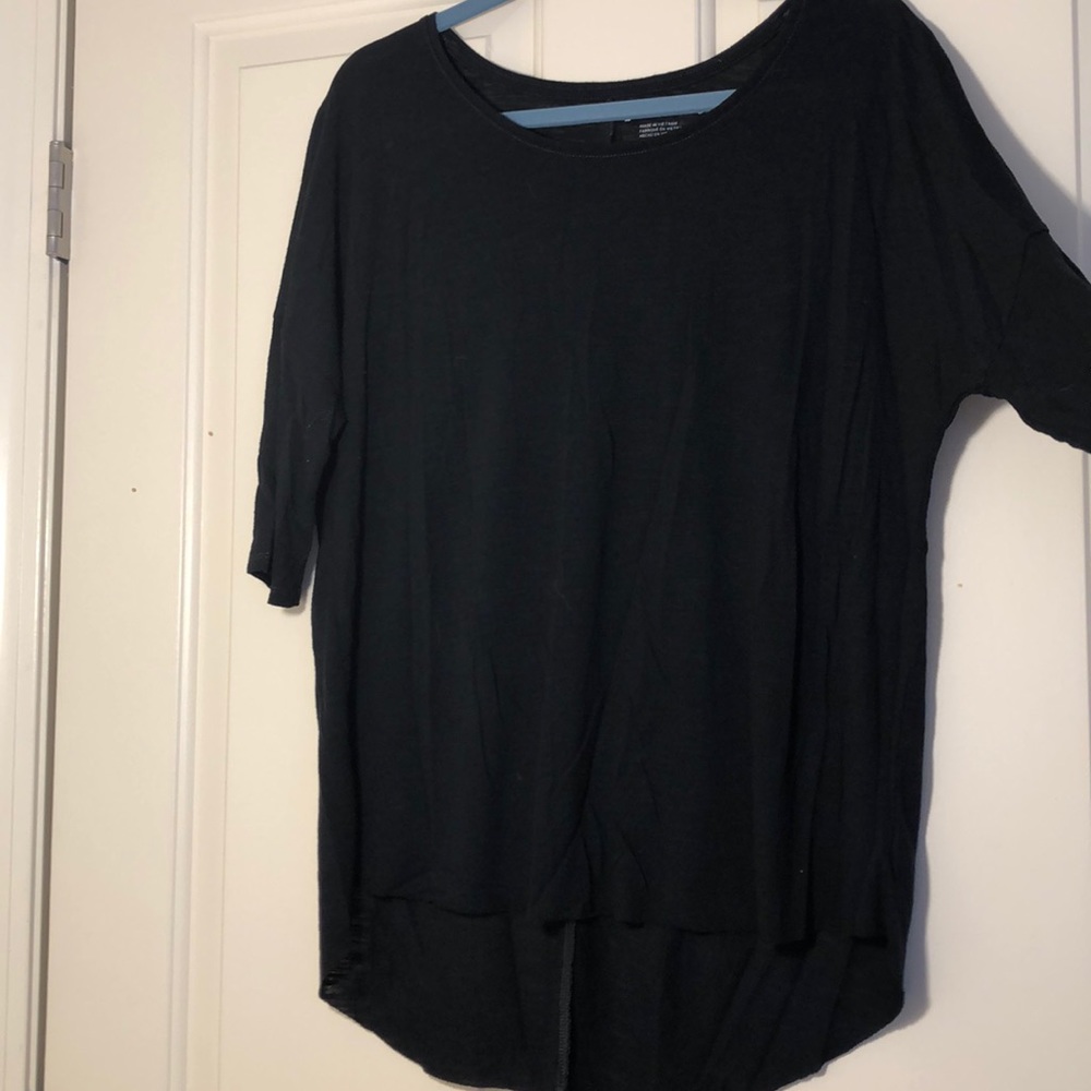 American eagle black jegging tee
